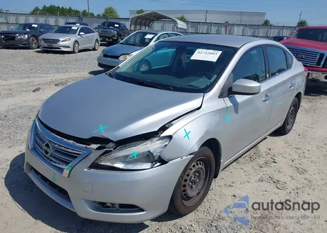 2015 Nissan Sentra Sv из США, поврежденный, VIN 3N1AB7AP6FY306723